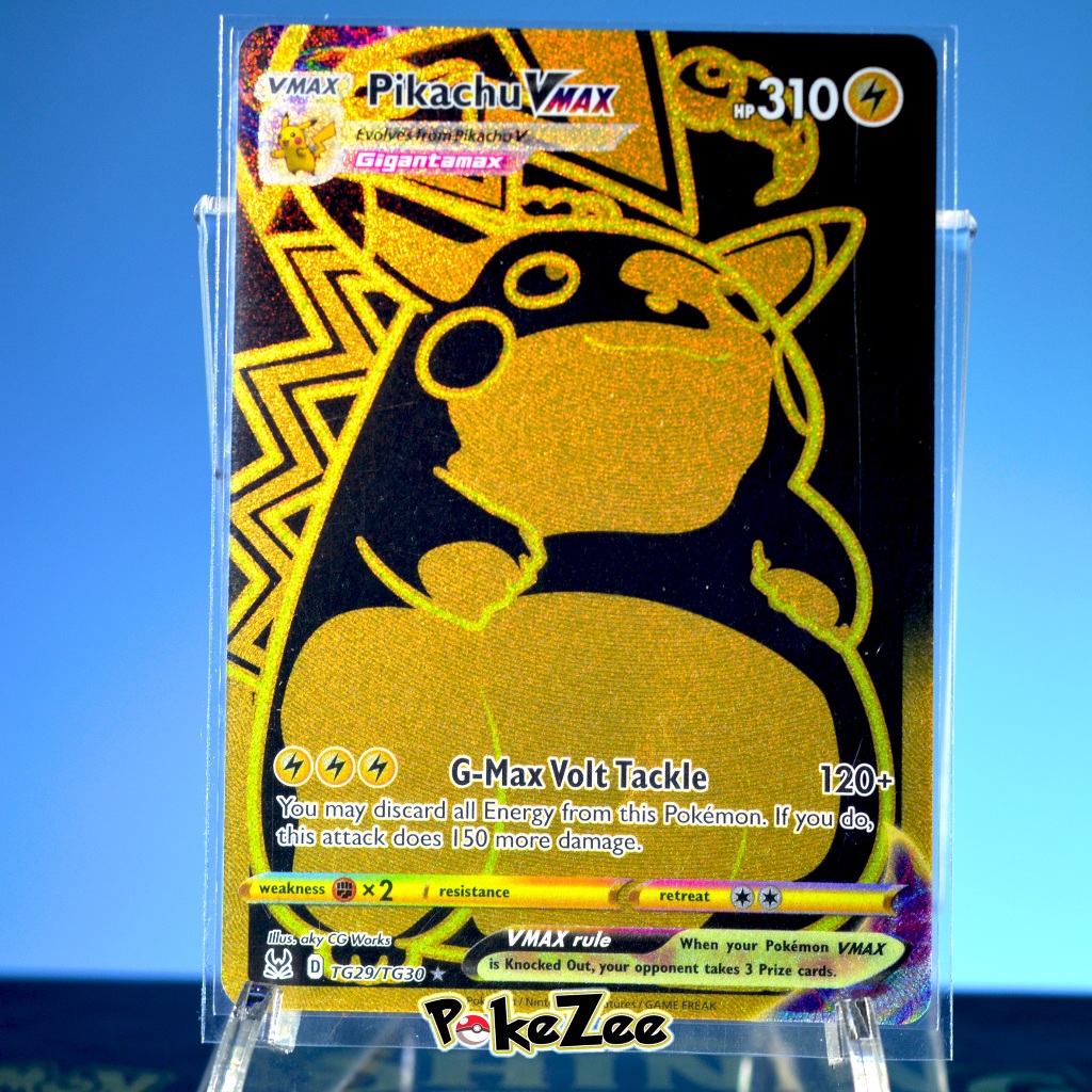 Pikachu VMAX UR TG29/TG30 ピカチュウ　英語版 Jual Pikachu Vmax UR Lost Origin TG29//TG30 Kartu Pokemon English