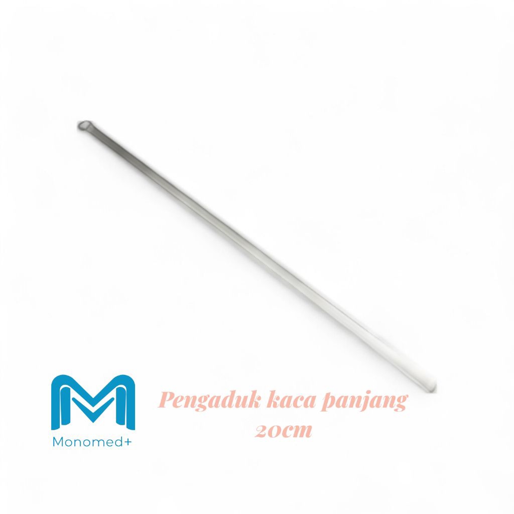 Jual Pengaduk kaca panjang 20cm/glass stirring rod /batang pengaduk ...