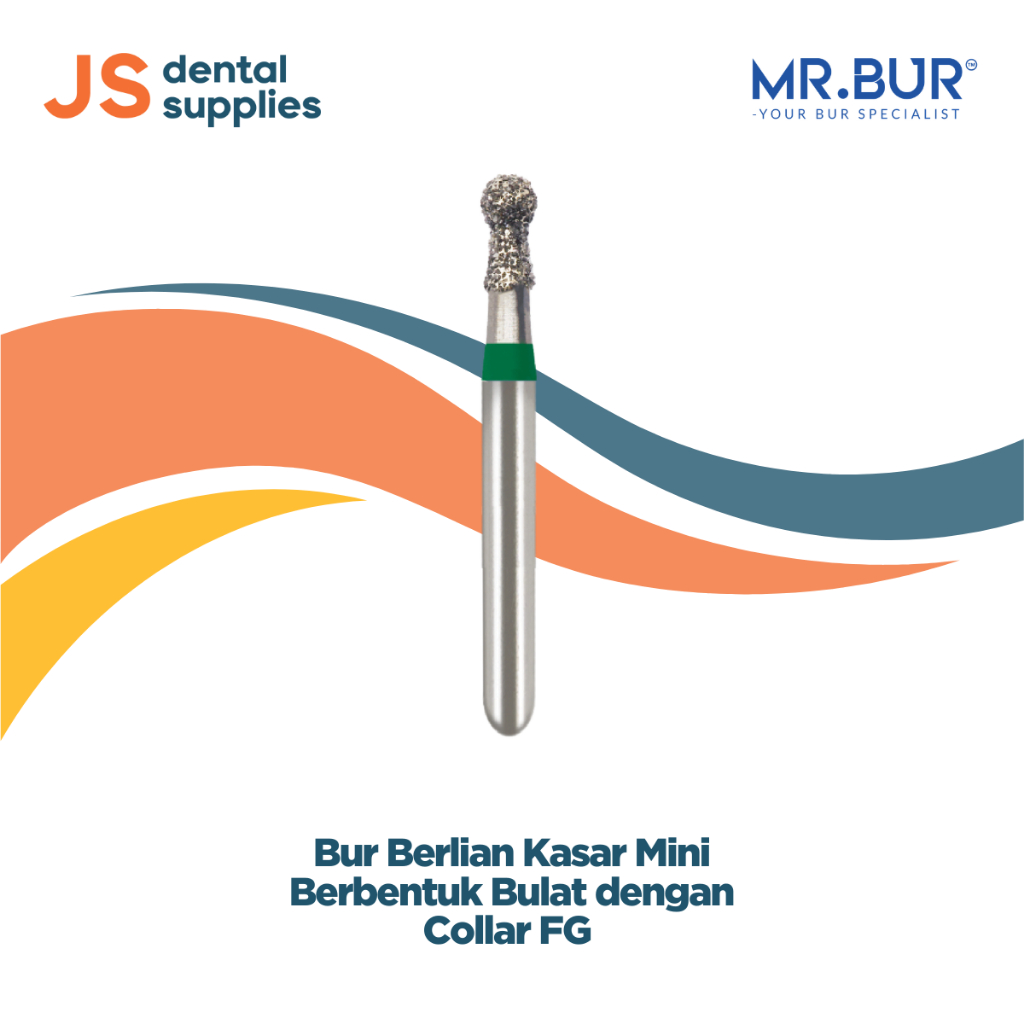 Jual Bur Berlian Kasar Mini Bulat dengan Collar FG – Alat Gigi ...