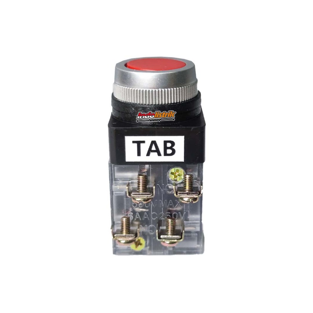 Jual Push Button TAB PB2511 Merah | Shopee Indonesia