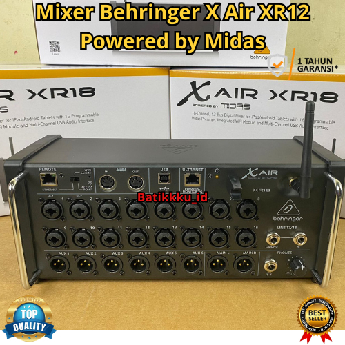 Jual Mixer Digital BEHRINGER XR 18 XR18 X Air 18Ch Rack Digital Mixer ...