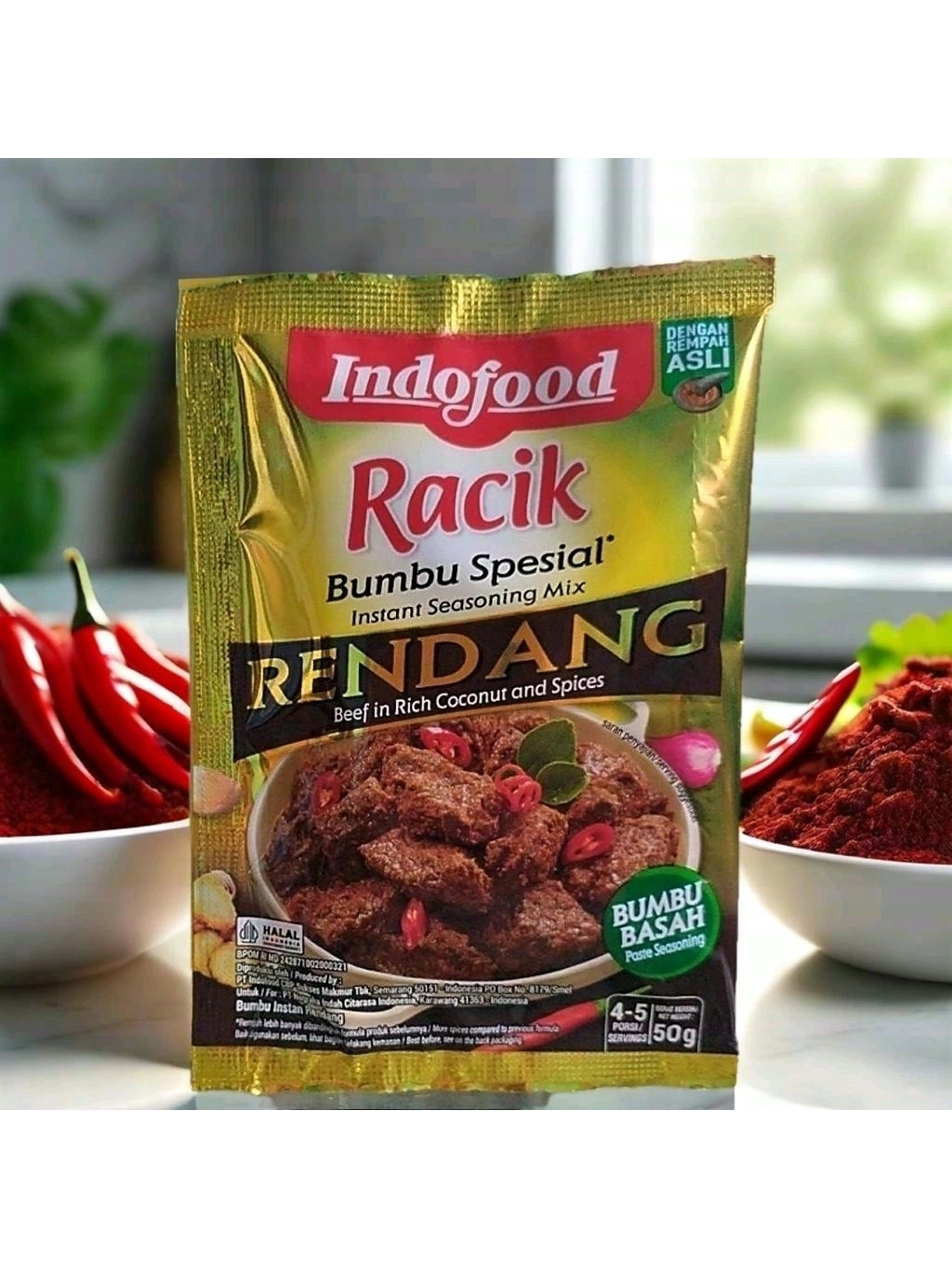 Jual INDOFOOD Bumbu Racik Rendang 50gr | Shopee Indonesia