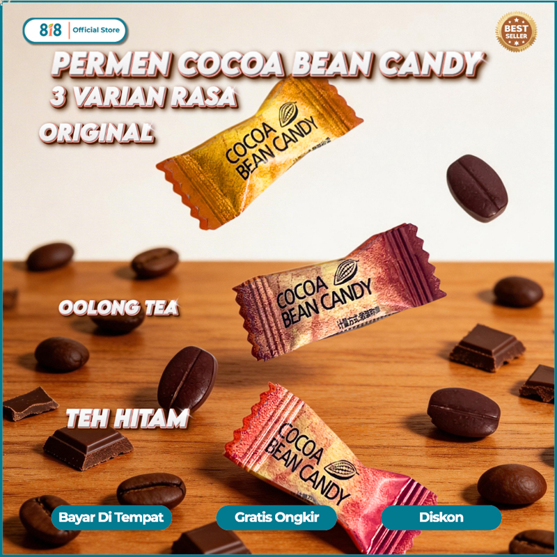 Jual Permen Cocoa Coffee Rasa Coklat Asli Dengan 3 Pilihan Rasa ...