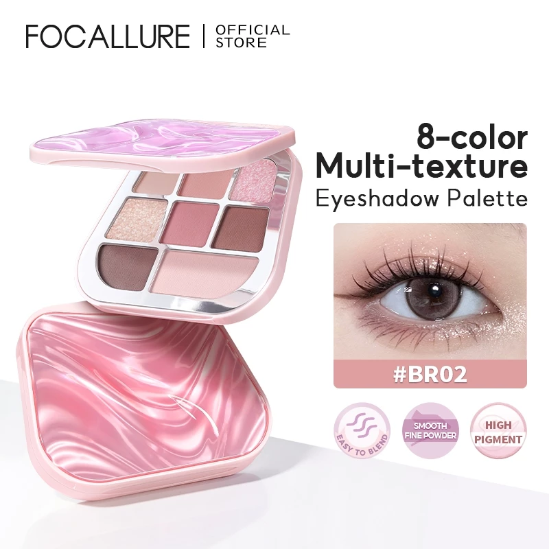Focallure 8-Color Eyeshadow Palette Focallure 8-Color Eyeshadow Palette