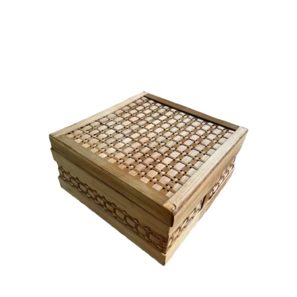 Jual BOX HAMPRES BAMBU 25x25x12cm | Shopee Indonesia