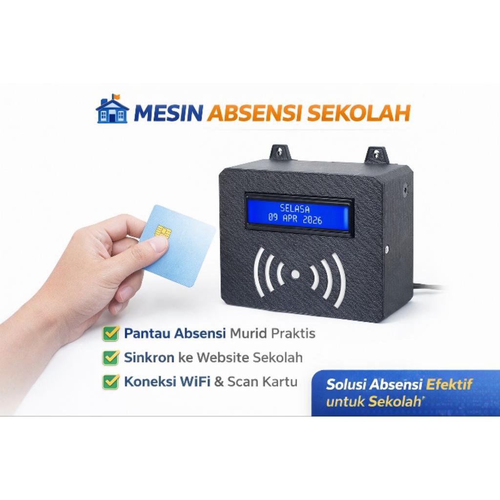 Jual LANGGANAN DASHBOARD APLIKASI ABSENSI SEKOLAH SCAN QR/RFID ...