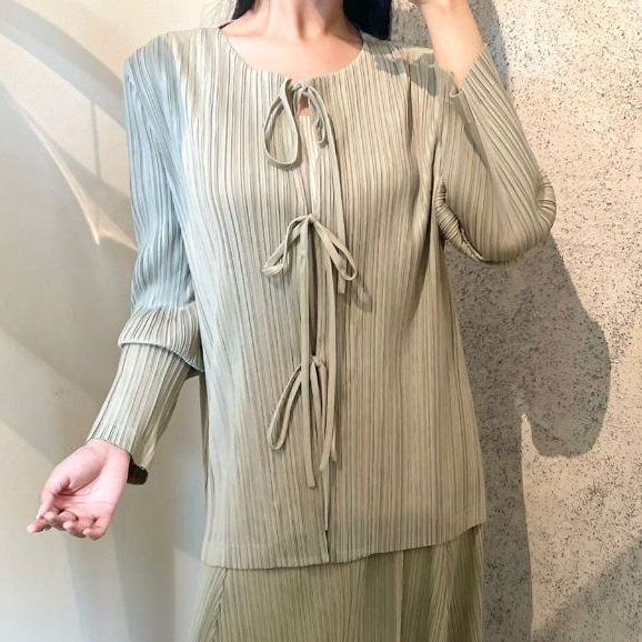Jual READY STOCK - ROPU OUTER PREMIUM PLEATS | Shopee Indonesia