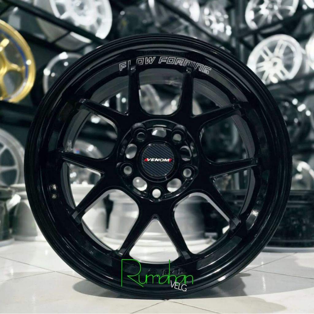 Jual velg venom 6 flow forming r16 lebar 7 pcd 5x114,3 et 40 velg mobil ...