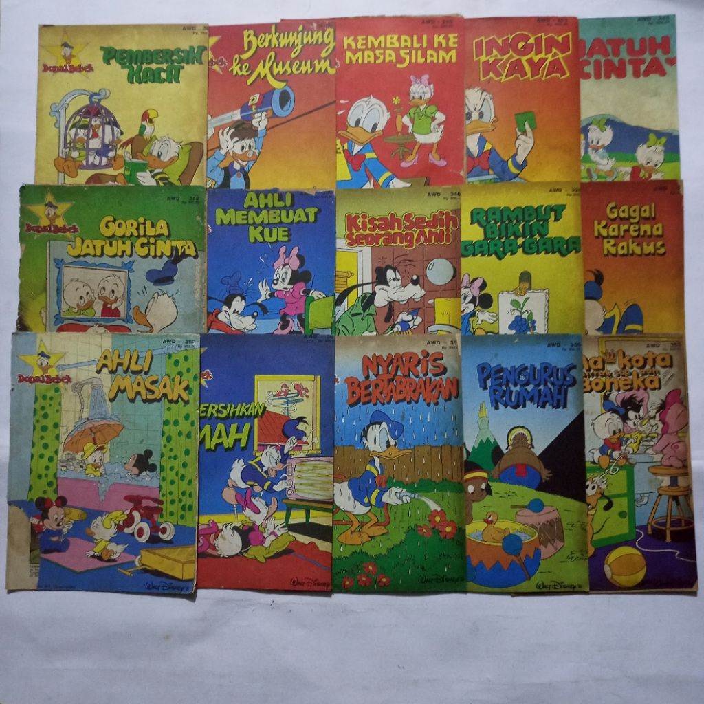 Jual Koleksi Komik Donal Bebek AWD 221–471 / Walt Disney’s Donald Duck ...