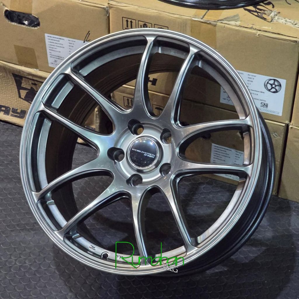 Jual velg work crkai flow forming r18 lebar 9 pcd 5x114,3 et 28 velg ...