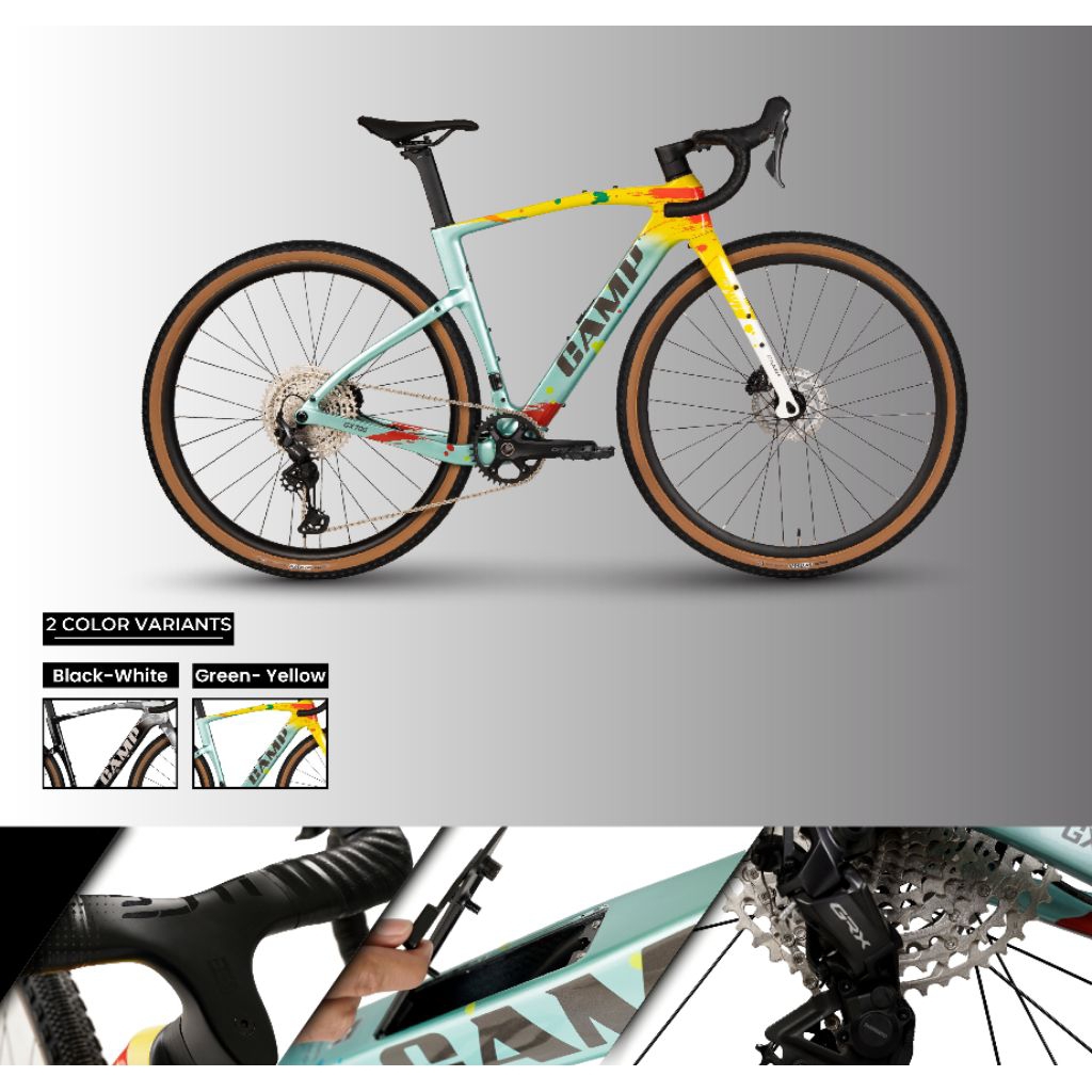 Jual Sepeda Balap Gravel CAMP GX700 CARBON, 12sp Shimano GRX Hydraulic ...