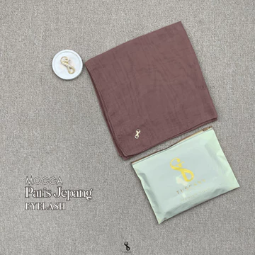 Tuscany Official Paris Jepang Eyelash Kerudung Square Jilbab Hijab Segi Empat
