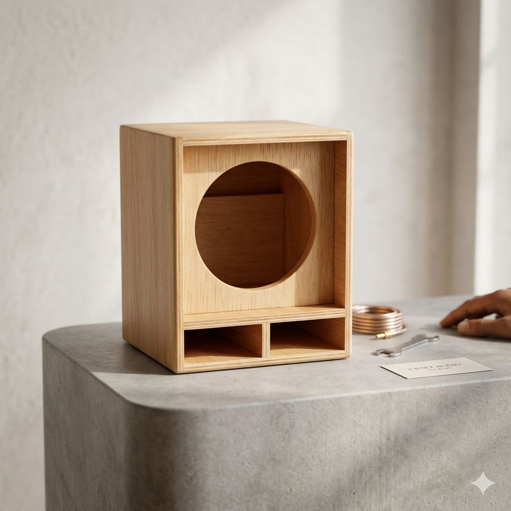 Jual Box miniatur miniscoop speaker 3inch bahan 5mm cukup tebal ...