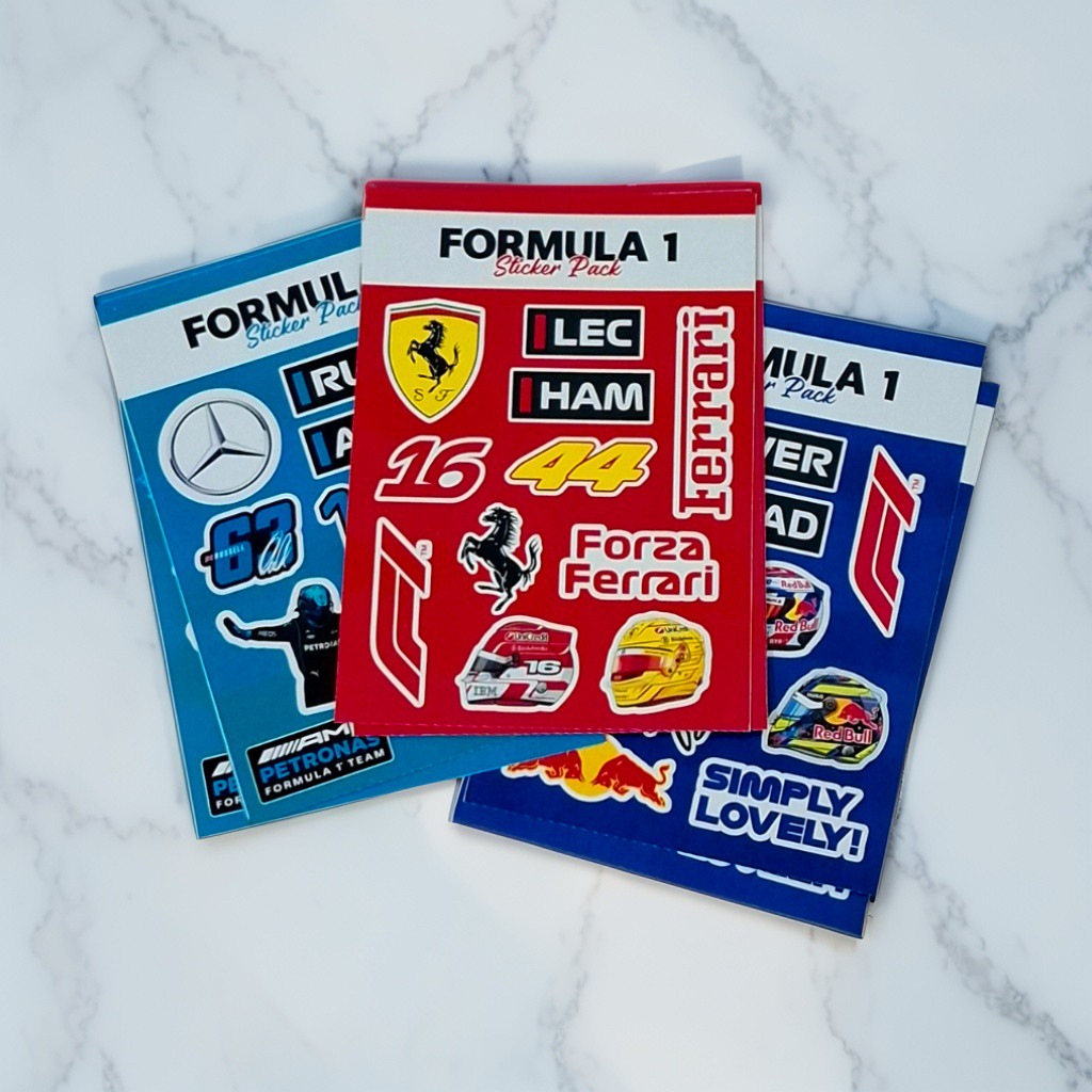 Jual Sticker Pack Formula 1 2026 A6 Vinyl Waterproof | Shopee Indonesia