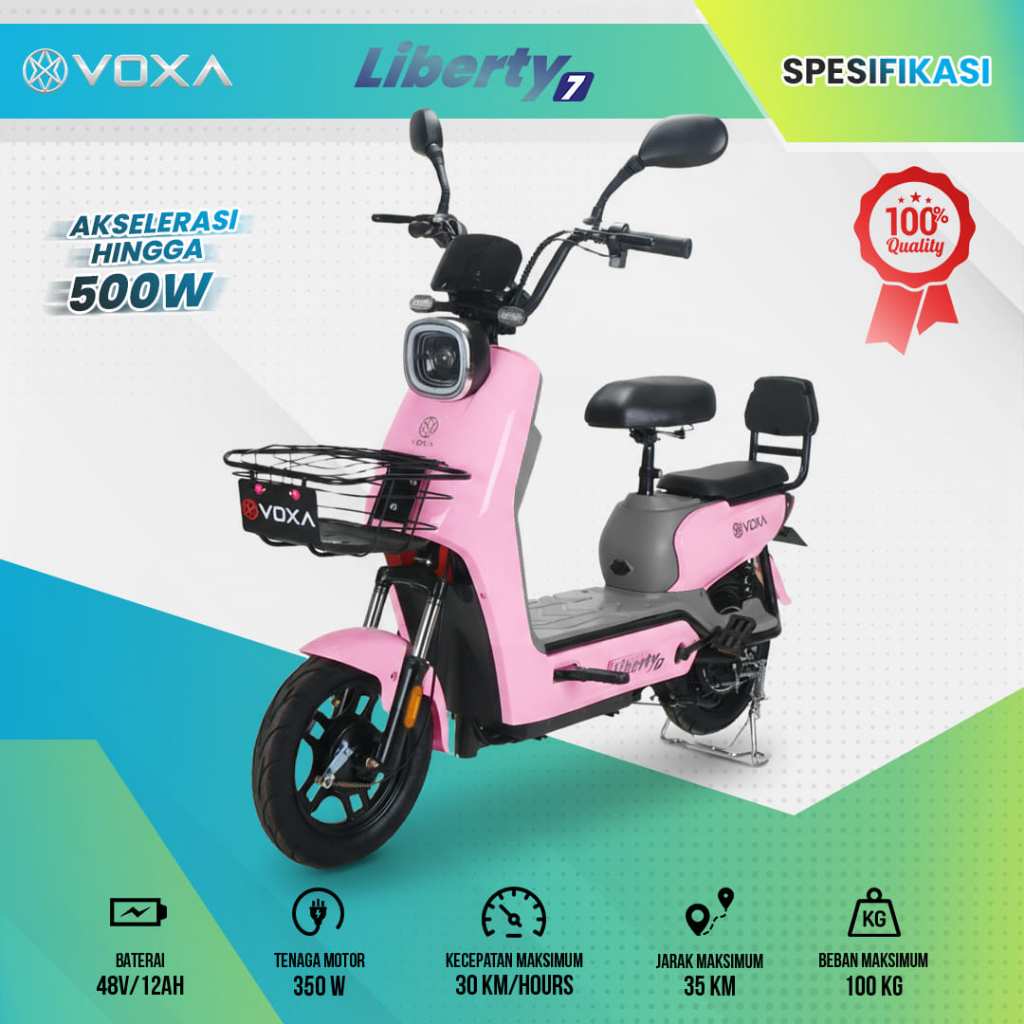 Sepeda Listrik VOXA Liberty 7 Terbaru Dewasa dan Anak
