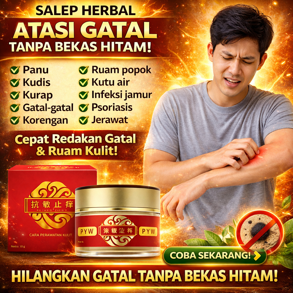 Salep Pi Yao Wang Obat Gatal Eksim Kering Basah Kurap Kudis Panu Herpes Dermatitis Dan Bekas Hitam