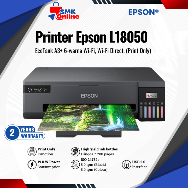 Jual Epson Printer L18050 L 18050 Printer Photo A3 Wireless Eco Tank ...