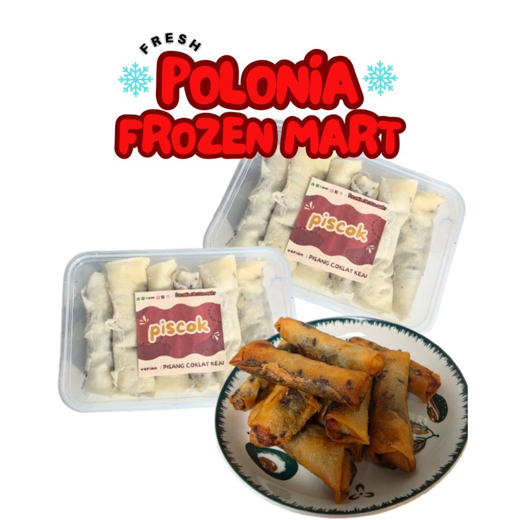 Jual PISCOK snack frozen pisang coklat rasa enak dan renyah - polonia ...