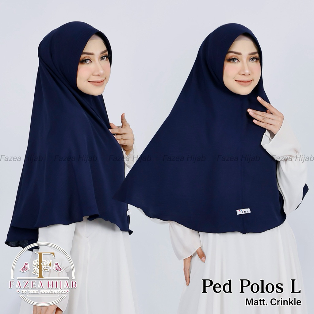 HIJAB PED SIMPEL CRINKLEE AIRFLOW /KERUDUNG PED BUSA  ANTEM /JILBAB INSTAN CRINKEL AIRFLOE SIZE L