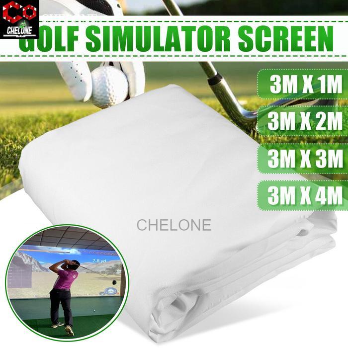 Jual Layar Proyektor Simulator Latihan Golf Screen Golf Target Golf ...