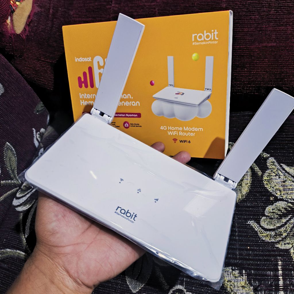 Jual (RABIT XR) Modem 4G indosat Hi-Fi air, Wi-Fi 6, USB-C & support ...