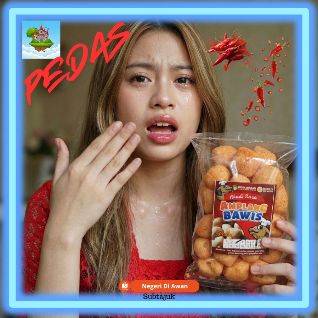 Jual Amplang Bawis Pedas Abadi Rasa 50gr - Cemilan favorit para pecinta ...