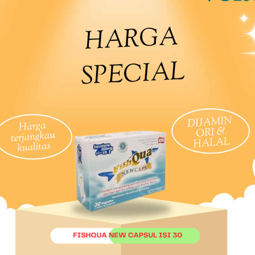 Jual FISHQUA NEW CAPS 1 BOTOL 30 CAPSUL | Shopee Indonesia