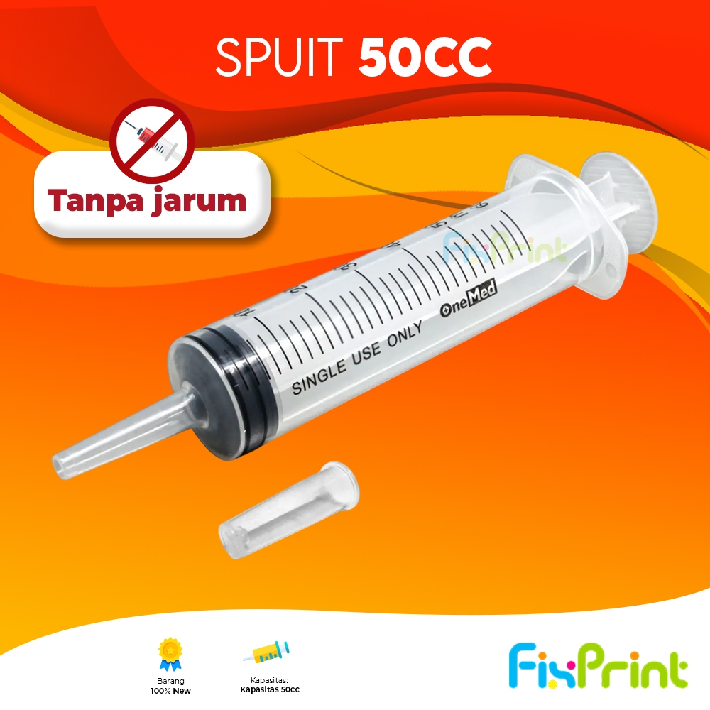 Jual Spuit 5cc Syringe 50cc Suntikan Tinta Cartridge Printer 5ml Spuid ...