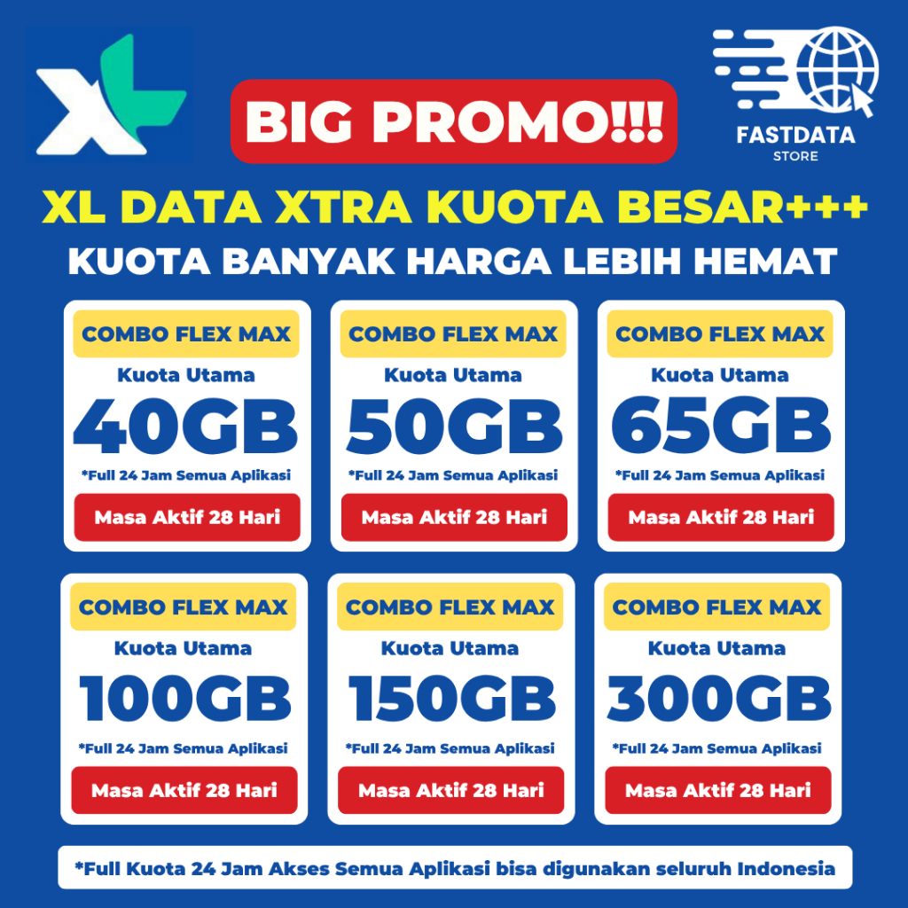 Jual Paket XL Terlengkap & Harga Terbaru Juli 2026 | Shopee Indonesia