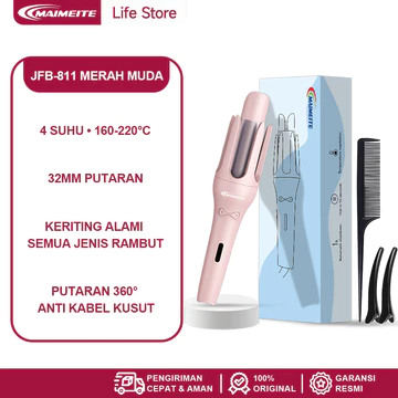 MAIMEITE Catokan Keriting Otomatis 2 In 1 Catokan Rambut Otomatis Hair Straightener Keriting