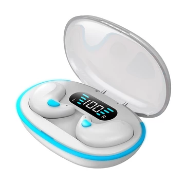 X55 TWS Bluetooth Earphone Wireless LED Display Noise Canceling Headset Gaming Bass Jernih