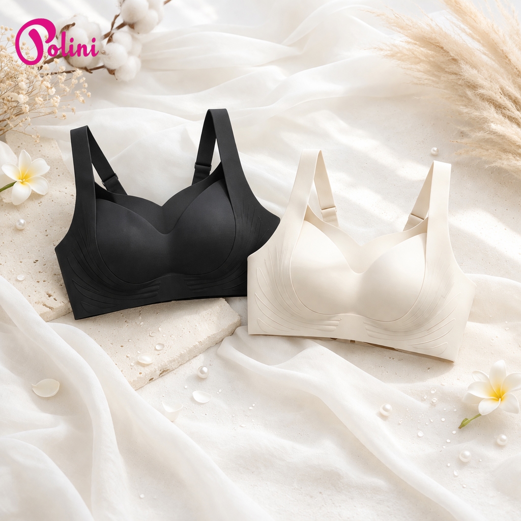 Jual POLINI Bra Wanita Push Up Seamless Tanpa Kawat Sport Bra K3 ...