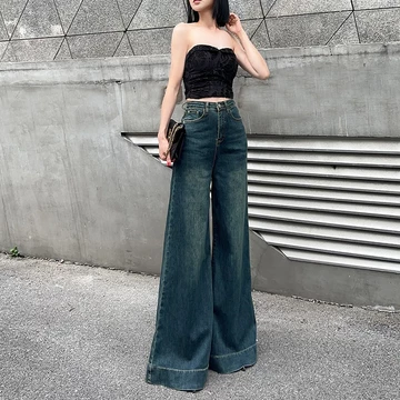 Loose Jeans Panjang Wanita Highwaist Celana Jeans Longgar Kulot Jeans Wanita Baggy Jeans Wanita