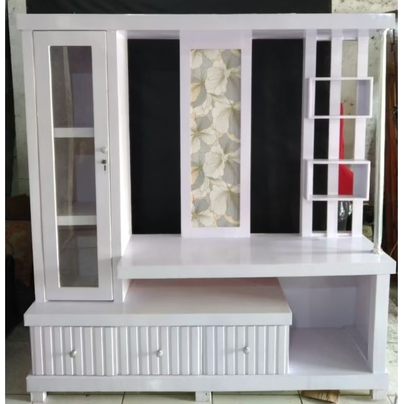 Jual Buffet Rak TV Minimalis Pilar hingga 42inch Lemari TV | Shopee ...