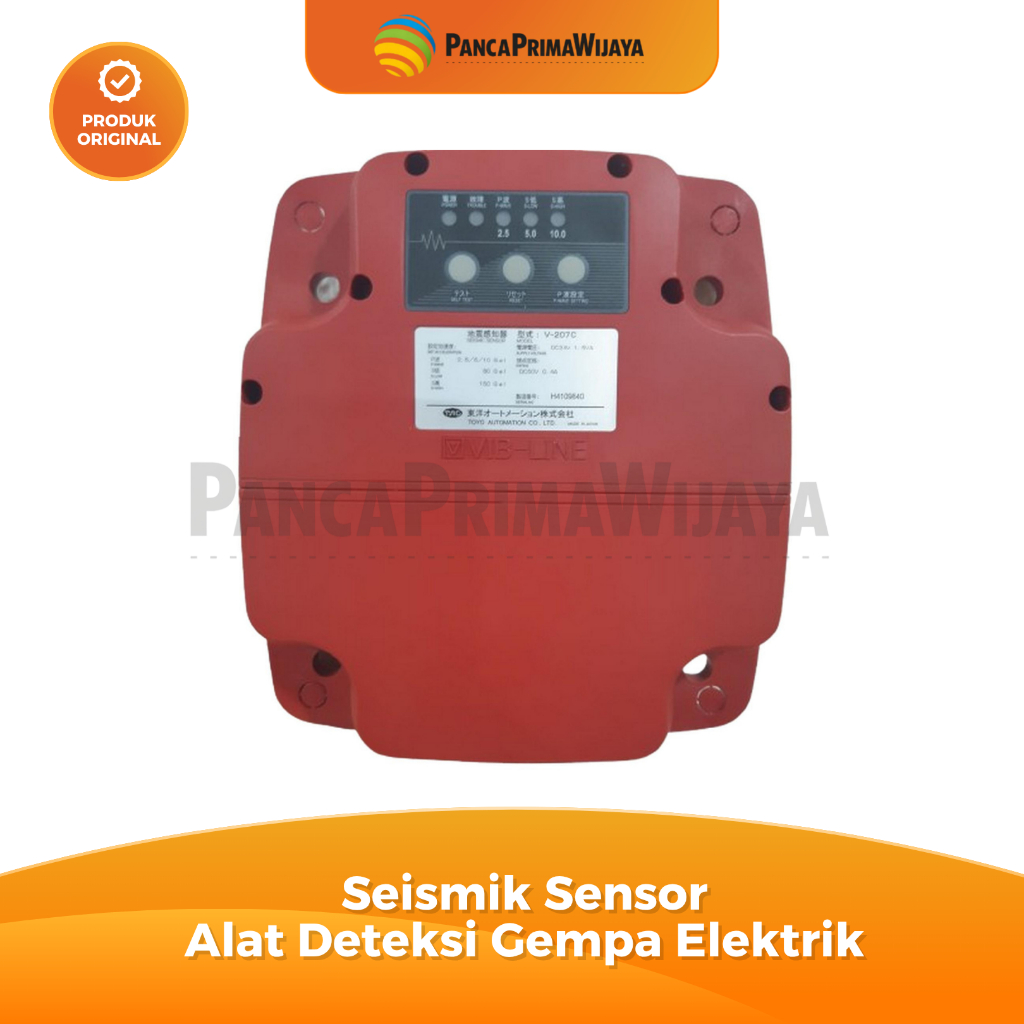 Jual Toyo Automation VIB LINE V-207C Seismic Switch (Sensor Gempa ...