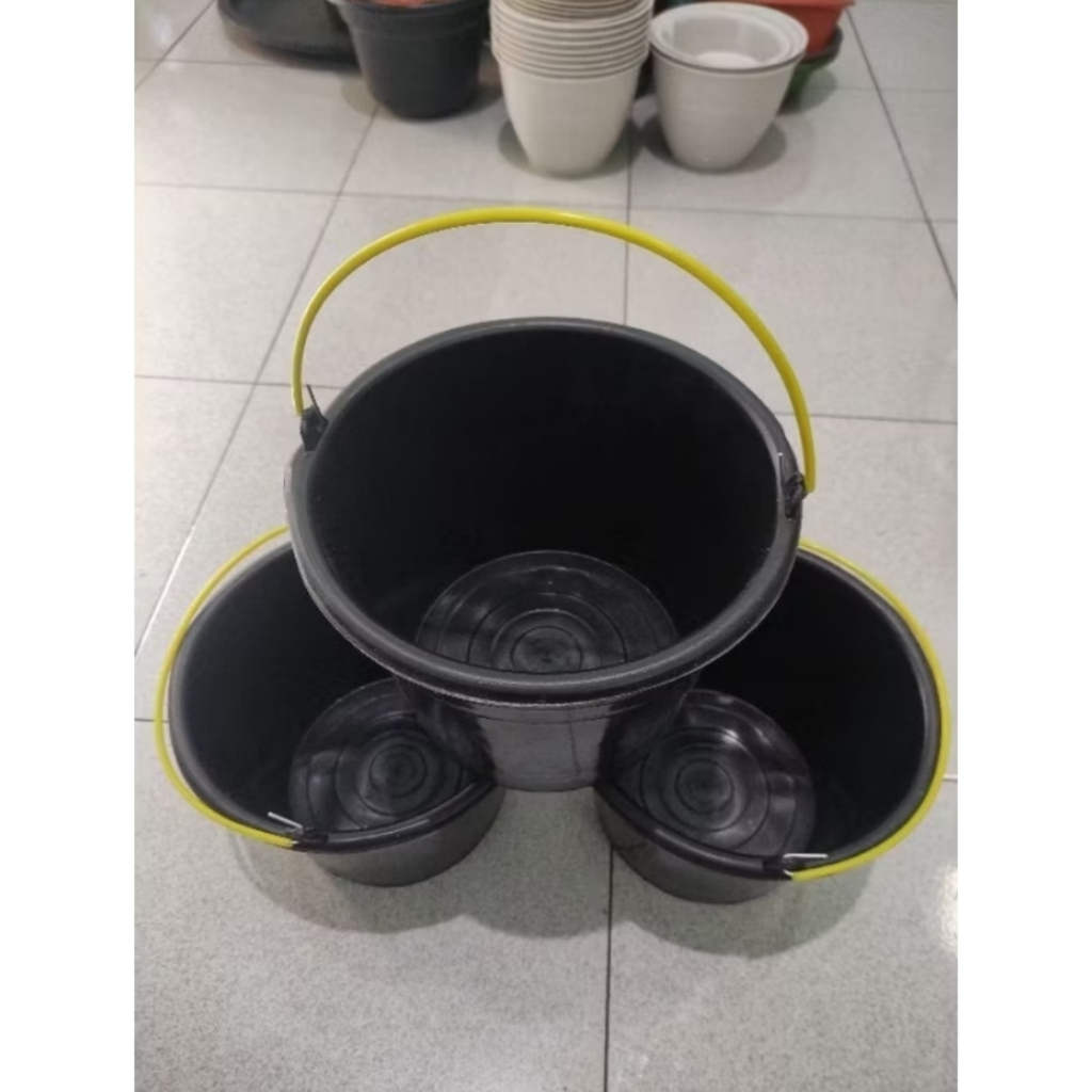 Jual Ember ( Cor 22 cm ) JUMBO BESAR Plastik Hitam Timbo Cor Anti Pecah ...
