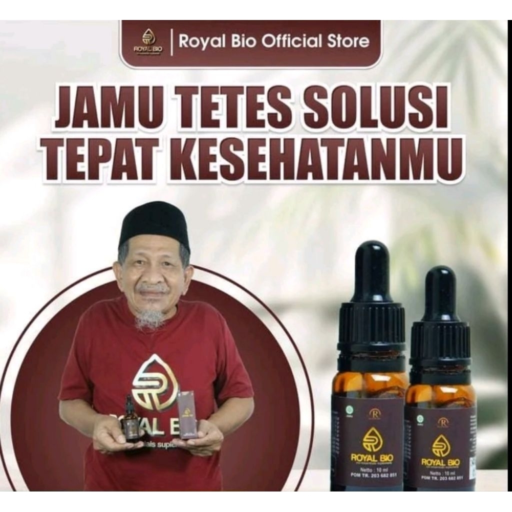Terlaris!!! R'O.Y-AL B.I.O Original Ampuh Mengobati Hipertensi Stroke  BPOM