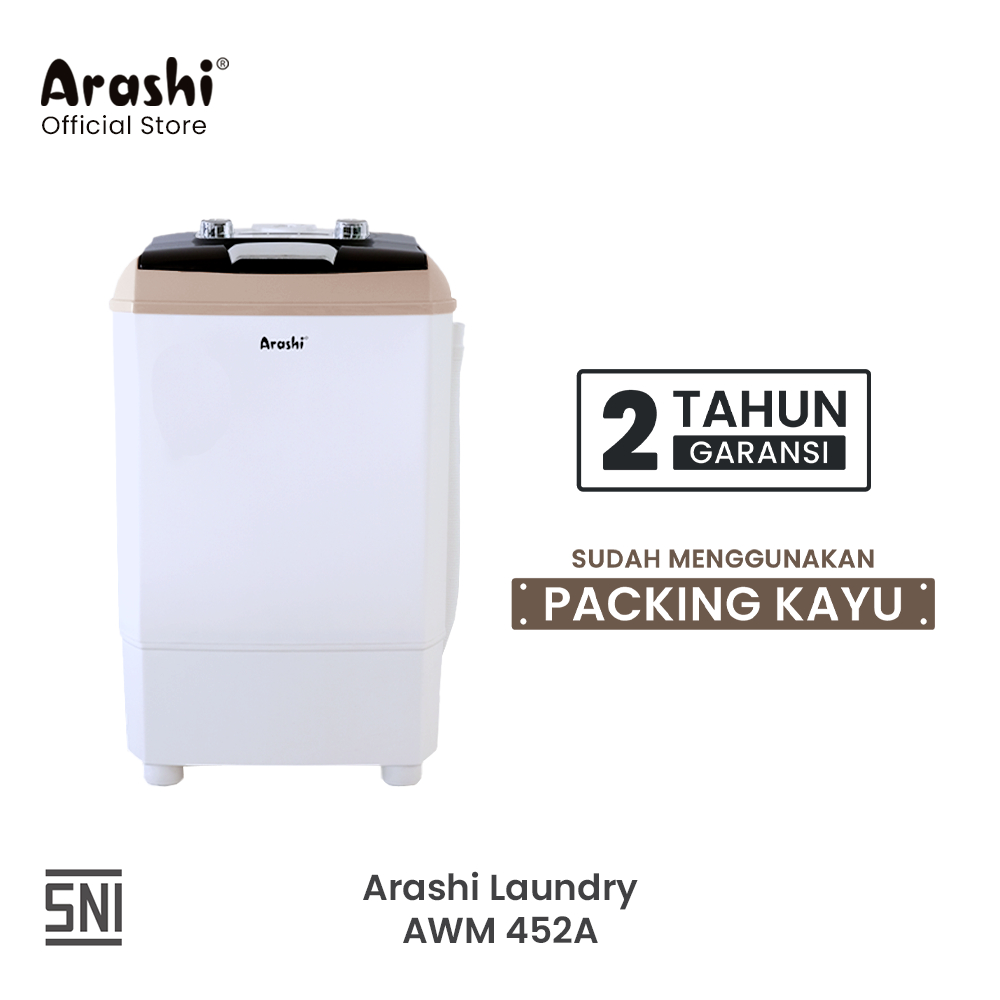 Arashi Laundry AWM 452A Mesin Cuci 1 Tabung 4.5 KG
