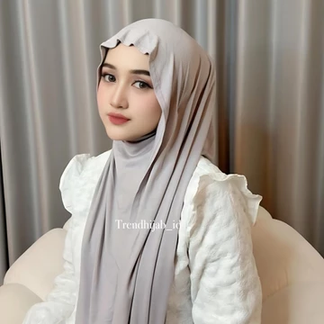 Trendhijab_id Pashmina Jahat Salsabila Meleyot Instan Bahan Rayon Cooltecht Hijab Instan Nyaman
