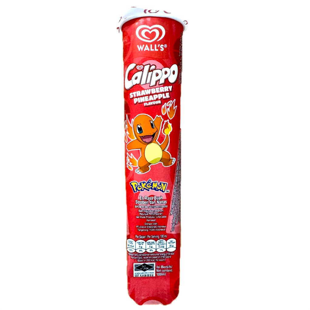 Jual Walls Calippo Pokemon Es Rasa Strawberry Pineapple | Shopee Indonesia