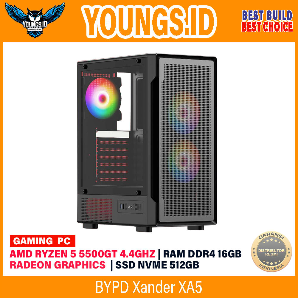 Jual BYPD Xander XA5 AMD Ryzen 5 5500GT 4.4Ghz | DDR4 | NVME | INFINITY ...