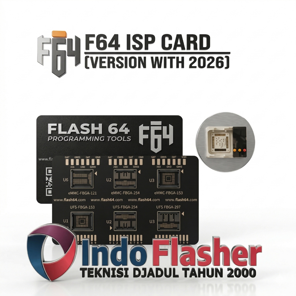 Jual F64 ISP Card - Flash 64 BGA ISP Board - BGA SOLDERING F64 PCB ...