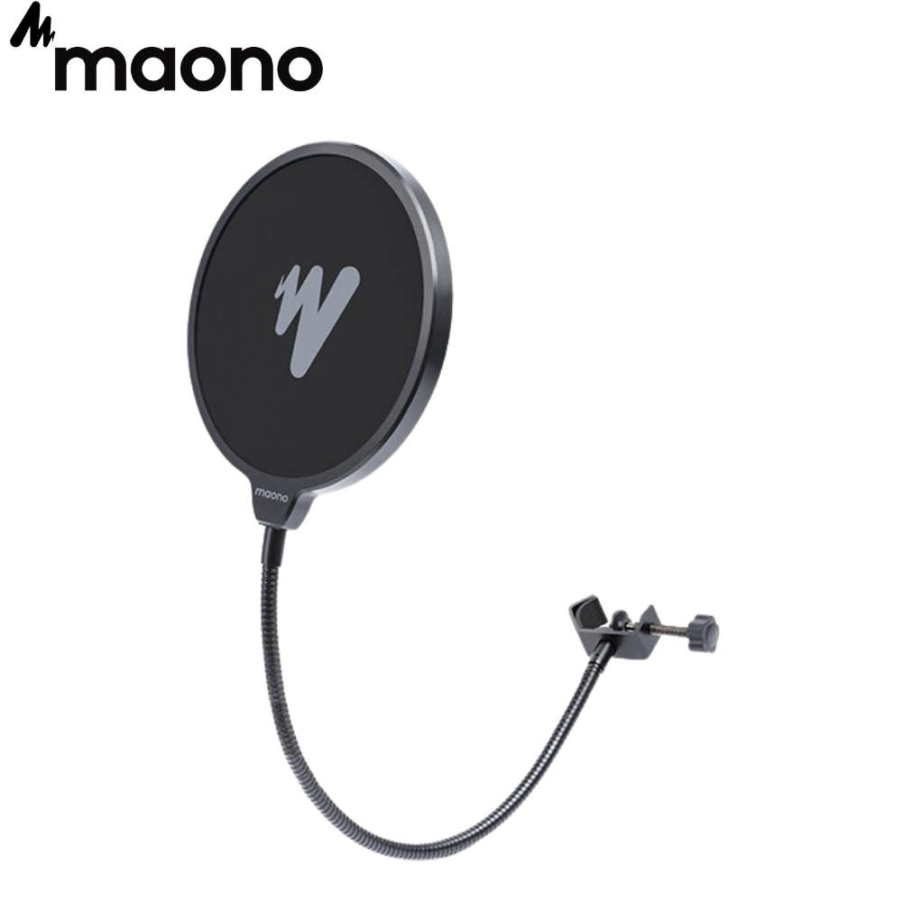 Jual MAONO Dual Layer Microphone Pop Filter Gooseneck Mic Professional ...