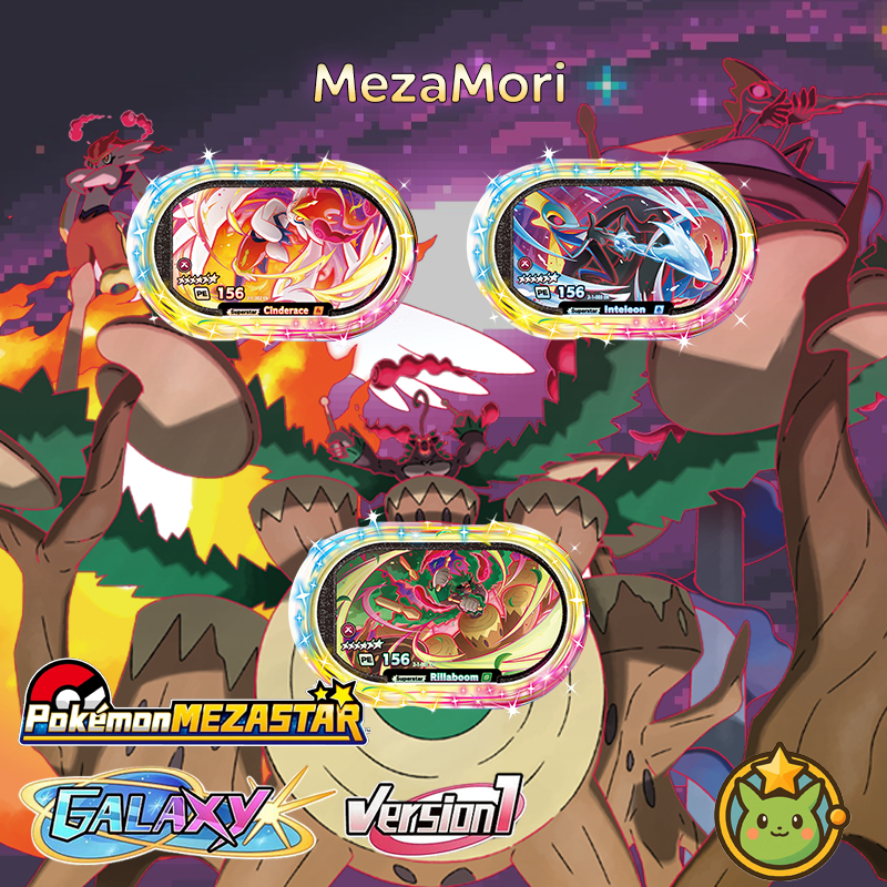 Jual Mezamori - Limited Mezatag Rillaboom, Cinderace, Inteleon Galaxy 1 ...