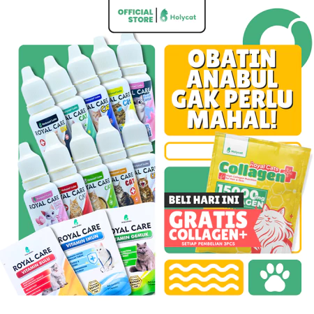 Holycatlabs Paket Obat Kucing Royal Care Serba 18 Ribu - Terbatas Hanya Minggu Ini