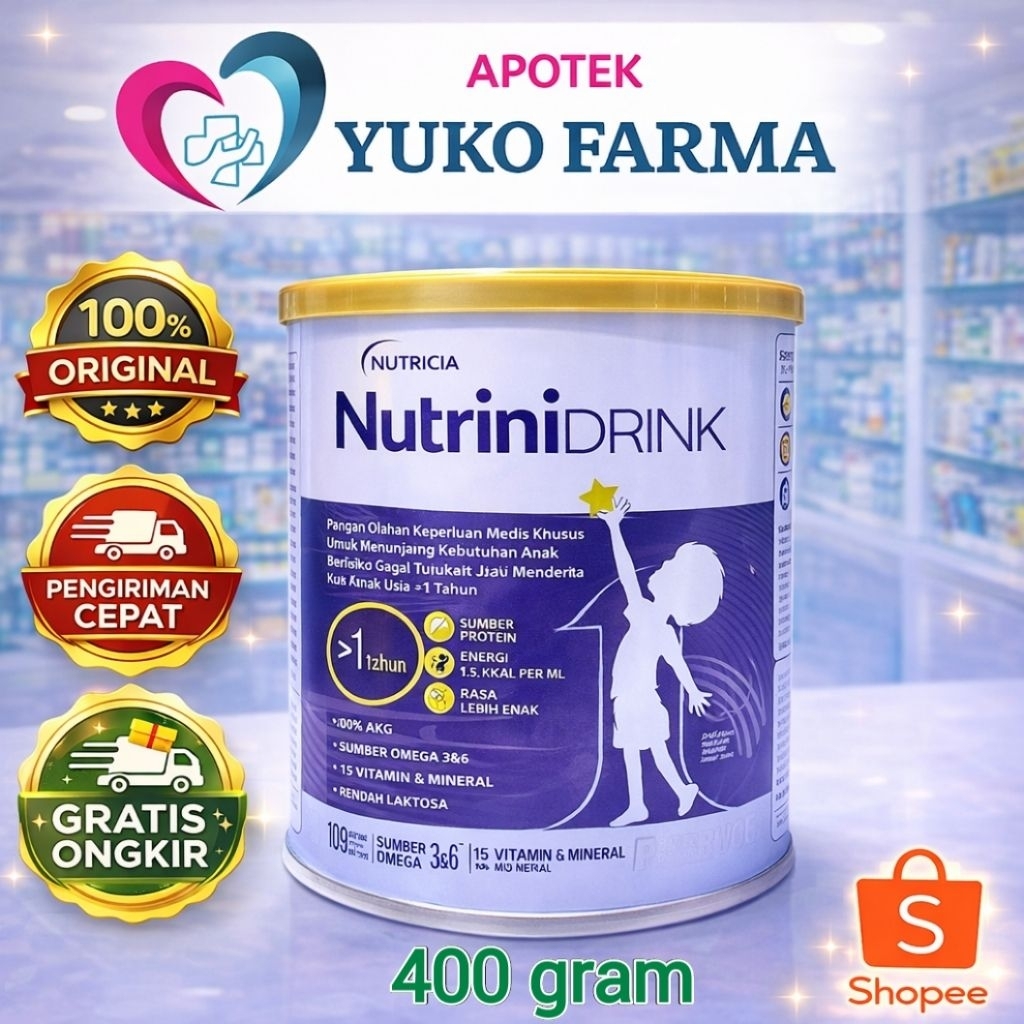 Jual NUTRICIA NUTRINIDRINK POWDER 400GRAM | Shopee Indonesia