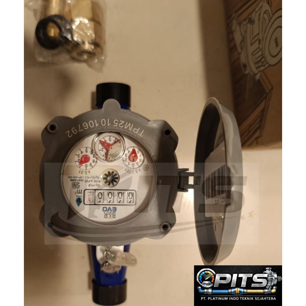 Jual Water Meter B&R ½ Inch DN 15 mm SNI R100 | Shopee Indonesia