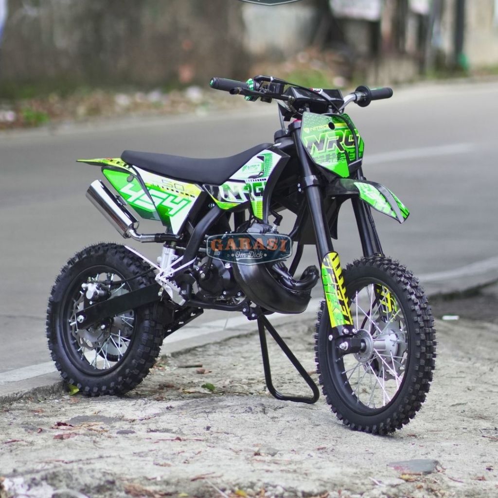 MINI TRAIL SPECIAL ENGINE 50CC 2TAK PCMOTO MX50 (NEW STIKER)