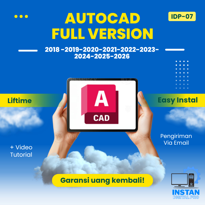 Jual AutoCAD 2026 2025 2024 2023 Full Version Lifetime - Software ...