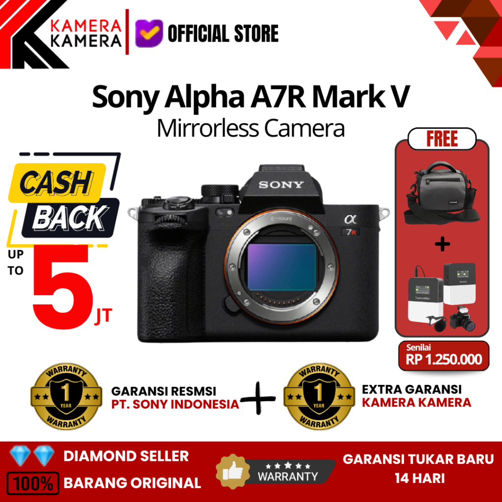 Jual Sony A7R Mark V Body Only Sony Alpha A7R V A7 RV A7R5 Garansi ...